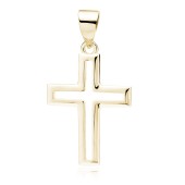 Pandantiv cruce argint placat cu aur galbenDiAmanti Z2107CG-DIA Pandantiv cruce argint placat cu aur galbenDiAmanti Z2107CG-DIA